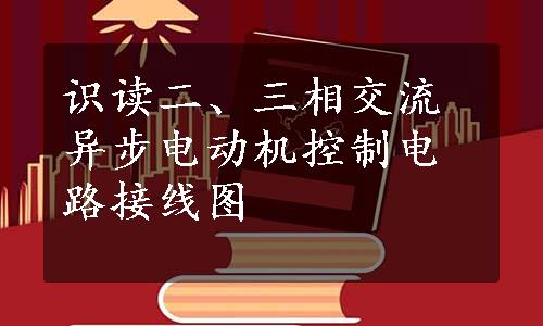 识读二、三相交流异步电动机控制电路接线图