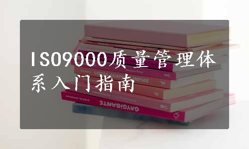 ISO9000质量管理体系入门指南