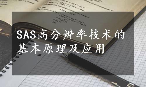 SAS高分辨率技术的基本原理及应用