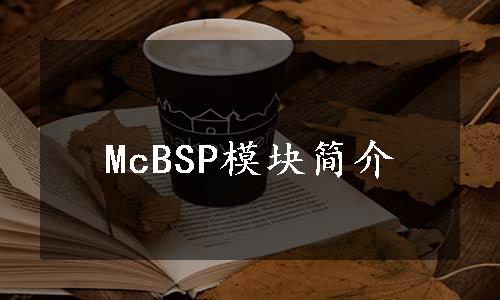 McBSP模块简介