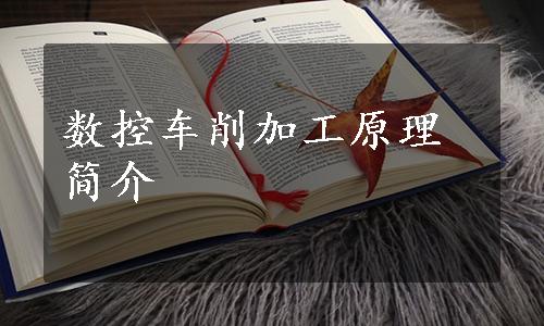 数控车削加工原理简介