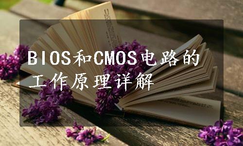 BIOS和CMOS电路的工作原理详解