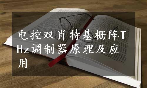 电控双肖特基栅阵THz调制器原理及应用