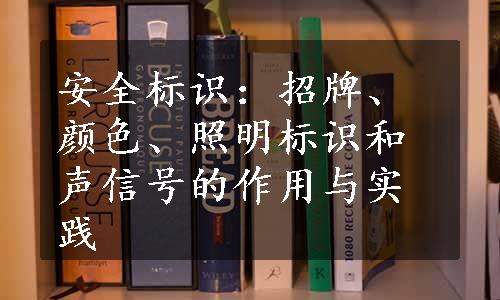 安全标识：招牌、颜色、照明标识和声信号的作用与实践