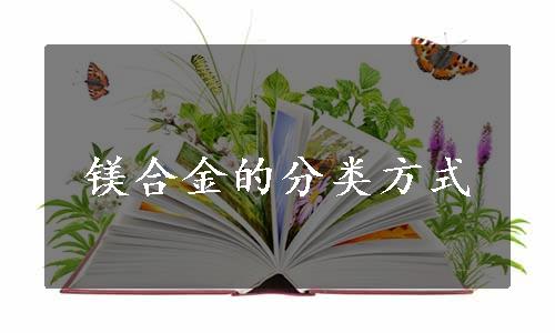 镁合金的分类方式