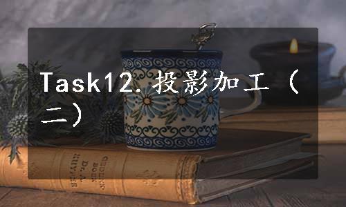 Task12.投影加工（二）