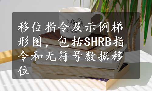 移位指令及示例梯形图，包括SHRB指令和无符号数据移位