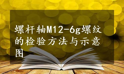 螺杆轴M12-6g螺纹的检验方法与示意图