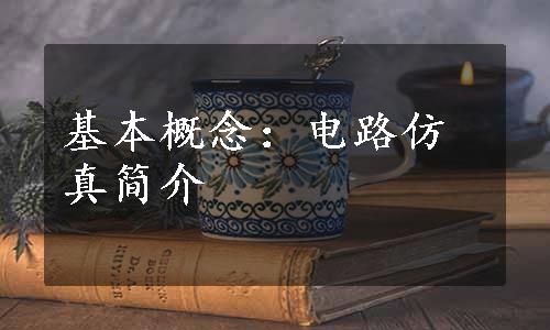 基本概念：电路仿真简介