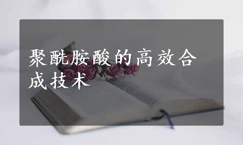 聚酰胺酸的高效合成技术