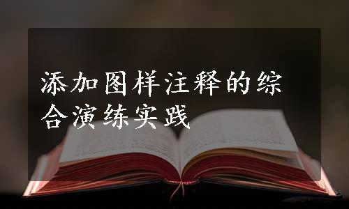 添加图样注释的综合演练实践