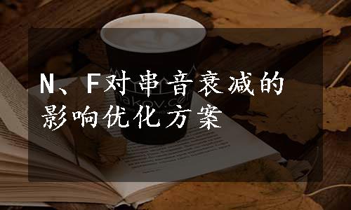 N、F对串音衰减的影响优化方案