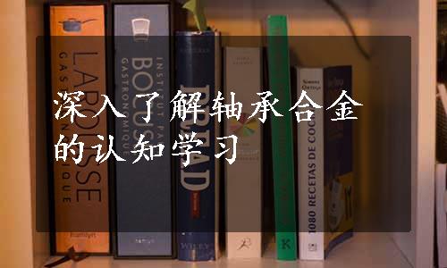 深入了解轴承合金的认知学习