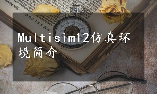 Multisim12仿真环境简介