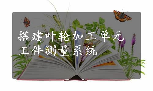 搭建叶轮加工单元工件测量系统