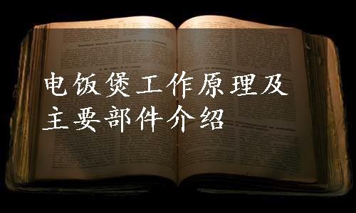 电饭煲工作原理及主要部件介绍