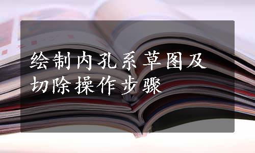 绘制内孔系草图及切除操作步骤