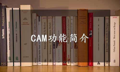 CAM功能简介