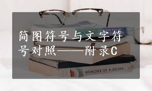 简图符号与文字符号对照——附录C