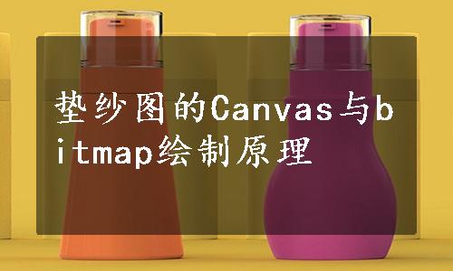 垫纱图的Canvas与bitmap绘制原理