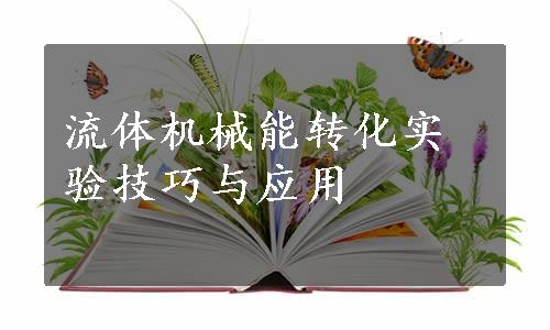 流体机械能转化实验技巧与应用