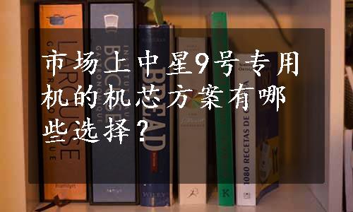 市场上中星9号专用机的机芯方案有哪些选择？