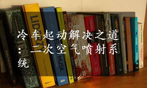 冷车起动解决之道：二次空气喷射系统