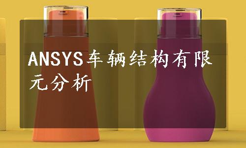 ANSYS车辆结构有限元分析