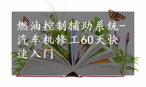 燃油控制辅助系统-汽车机修工60天快速入门