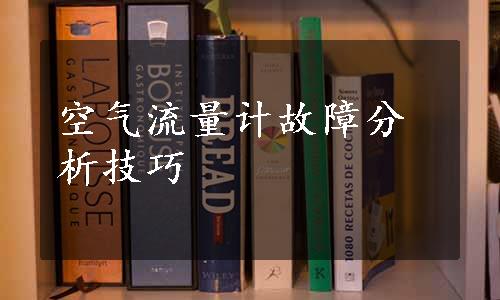 空气流量计故障分析技巧