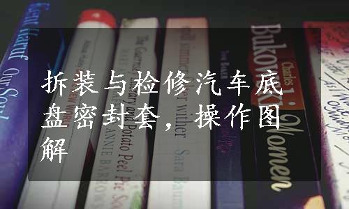 拆装与检修汽车底盘密封套，操作图解