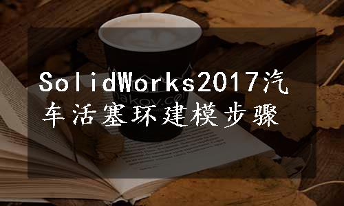 SolidWorks2017汽车活塞环建模步骤