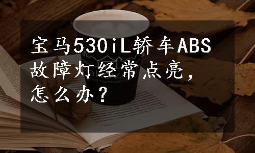 宝马530iL轿车ABS故障灯经常点亮，怎么办？