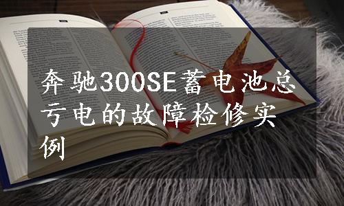 奔驰300SE蓄电池总亏电的故障检修实例