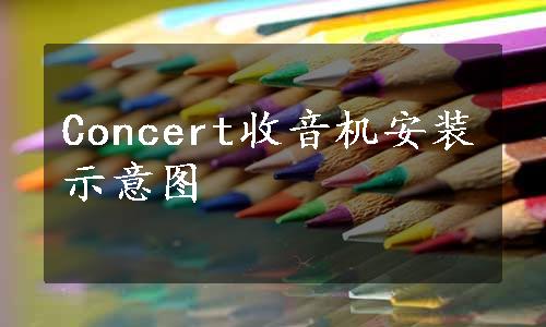 Concert收音机安装示意图