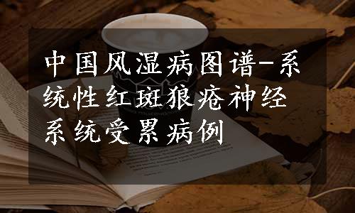 中国风湿病图谱-系统性红斑狼疮神经系统受累病例