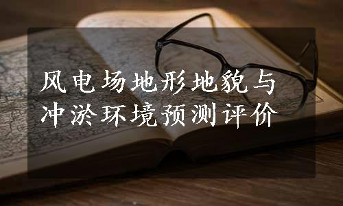 风电场地形地貌与冲淤环境预测评价