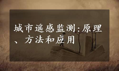 城市遥感监测:原理、方法和应用