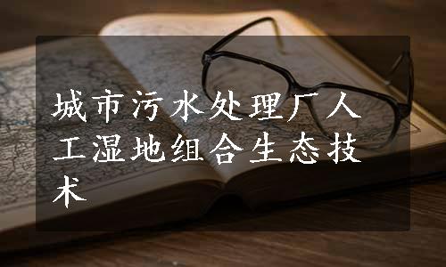 城市污水处理厂人工湿地组合生态技术