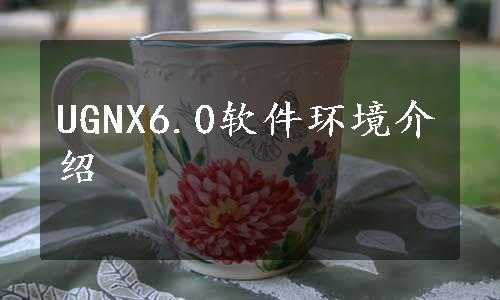 UGNX6.0软件环境介绍