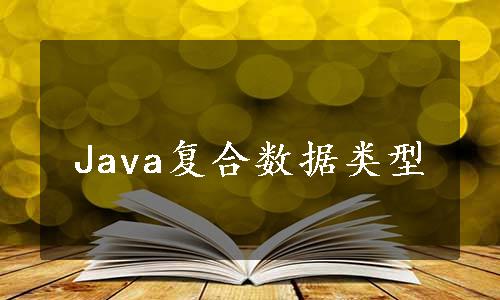 Java复合数据类型