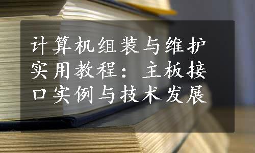 计算机组装与维护实用教程：主板接口实例与技术发展