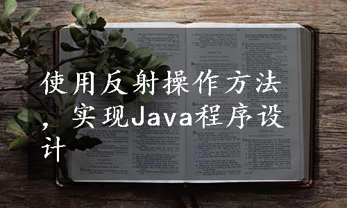 使用反射操作方法，实现Java程序设计