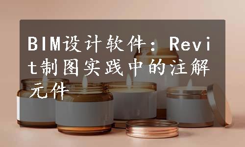 BIM设计软件：Revit制图实践中的注解元件