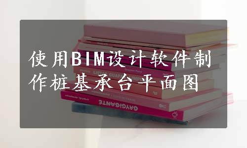 使用BIM设计软件制作桩基承台平面图