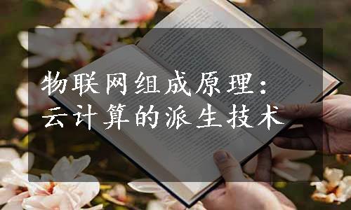 物联网组成原理：云计算的派生技术