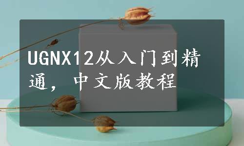 UGNX12从入门到精通，中文版教程