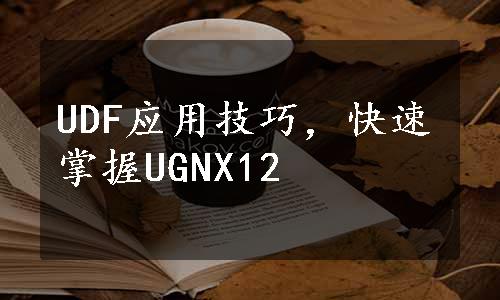 UDF应用技巧，快速掌握UGNX12