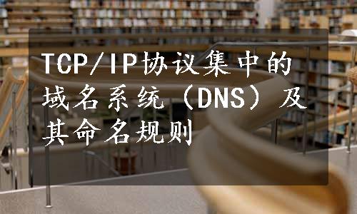 TCP/IP协议集中的域名系统（DNS）及其命名规则