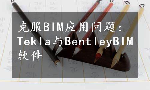 克服BIM应用问题：Tekla与BentleyBIM软件